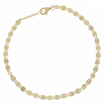 Lana:NUDE CHAIN BRACELET 7" 14k