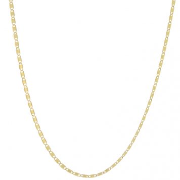 Lana:PETITE SQUARE NUDE CHAIN NECKLACE 14k