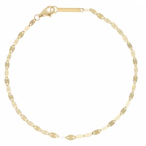 Lana:MEGA GLOSS BLAKE SINGLE STRAND BRACELET  YELLOW GOLD 7“