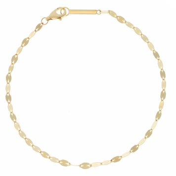 Lana:MEGA GLOSS BLAKE SINGLE STRAND BRACELET  YELLOW GOLD 7“