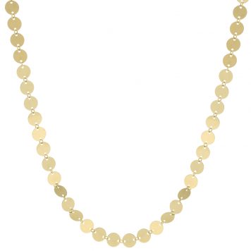 Lana:LASER DISC CHAIN NECKLACE