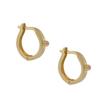 Alison Shiboski:14k Baby 1 dot hoop