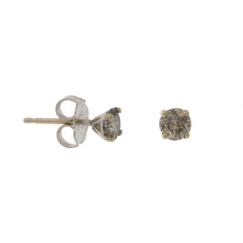 Alison Shiboski:Grey Diamond Studs14k 0.56tcw