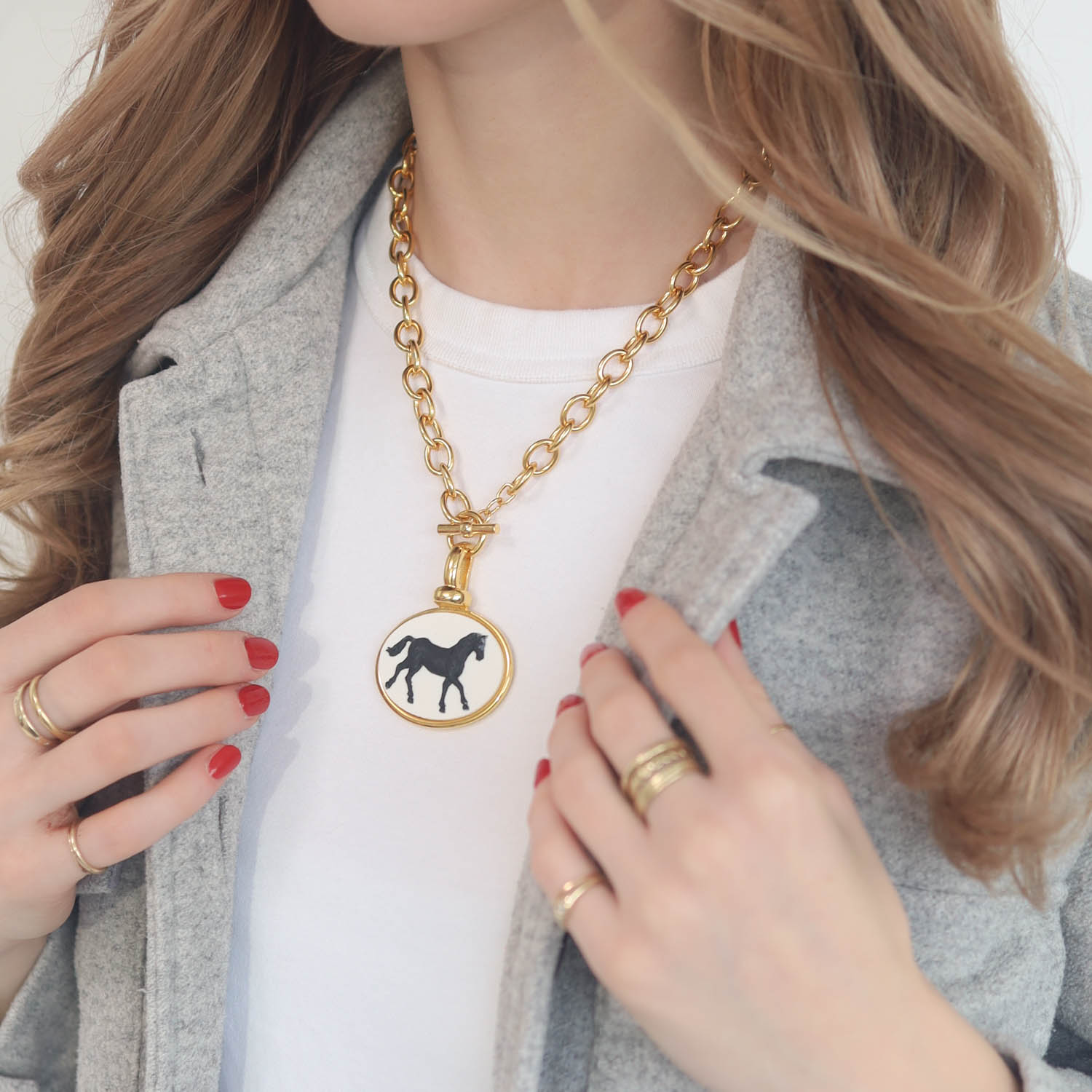 Catherine Canino: Gallop Noir Necklace