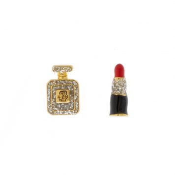 Tai: Liptsick & Perfume Mixed Match Post Earrings