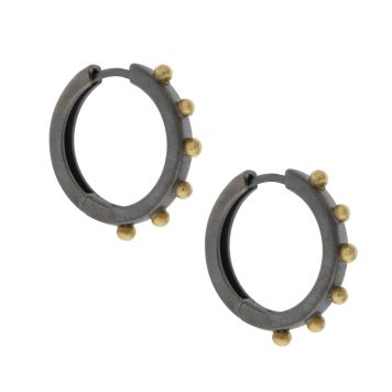 Alison Shiboski: SS/14k 6 Dot Hoops