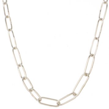 Sarah McGuire:Moorings Chain,silver 28"