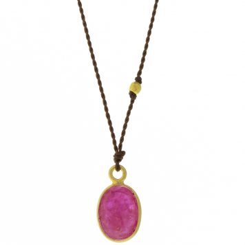 Margaret Solow: Necklace, 18k, Ruby