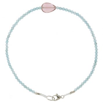 Margaret Solow: Beaded Bracelet, Apatite w/ Tourmaline