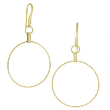 Rene Escobar:Jody Hoops,18k yg,0.12 DIAMONDS