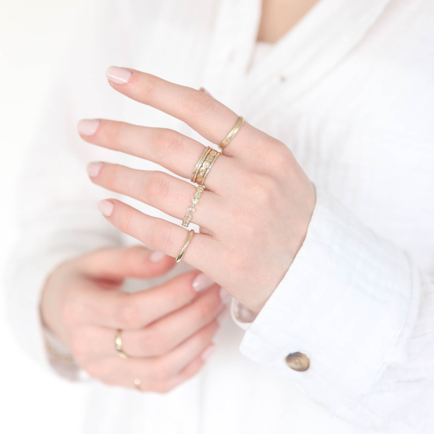 ILA: Florence Ring, 14k YG, 6.5