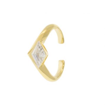 Sulee:18k LOZENGE VIV CUFF