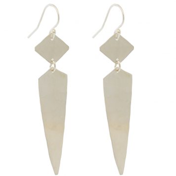 Carolyn Keys: Lanza Earring - Silver