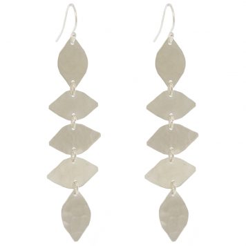 Carolyn Keys: Ivy Short Earring - Silver