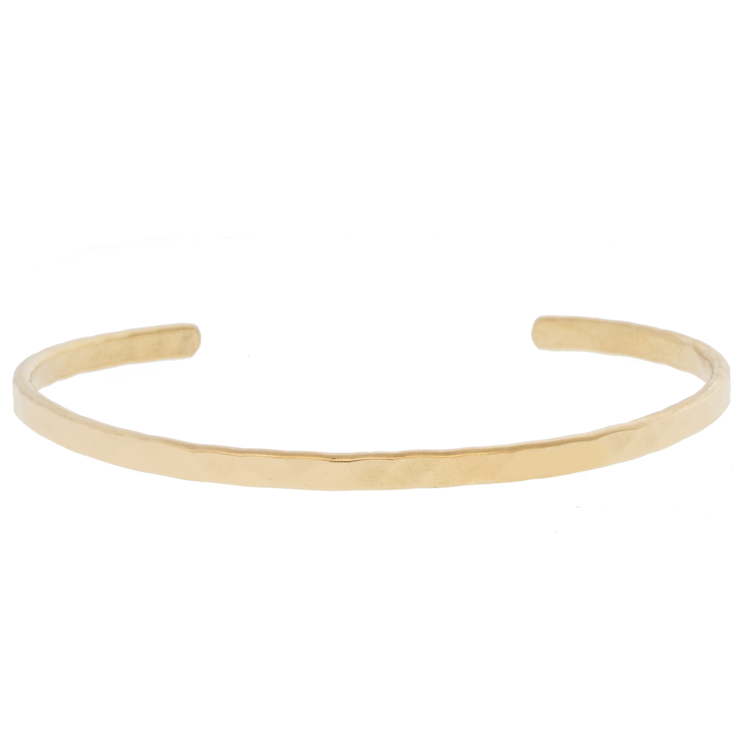 Carolyn Keys: Hammered Cuff - 14k Gold Fill