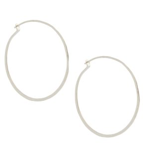Carolyn Keys: Simple Hoop - Silver