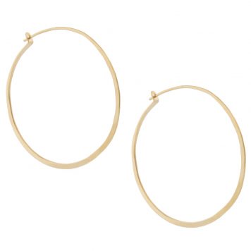 Carolyn Keys: Simple Hoop - 14k Gold Fill