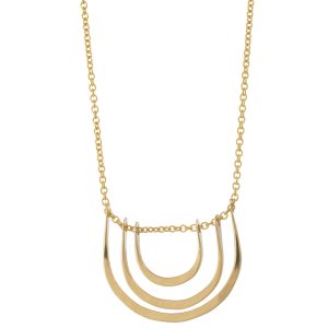 Carolyn Keys: Triple Arc Necklace - 14k Gold Fill