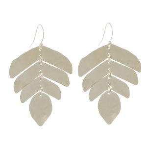 Carolyn Keys: Leah Earrings - Silver