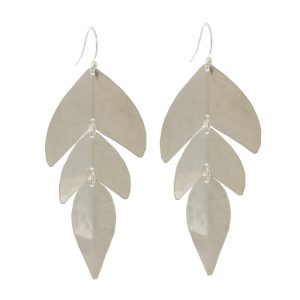Carolyn Keys: Sage Earrings - Silver