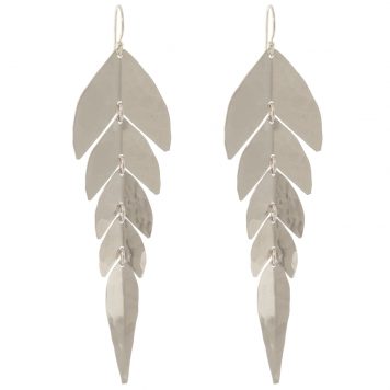 Carolyn Keys: Swish Small Earring - Silver