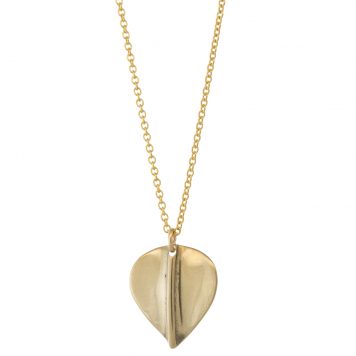 Carolyn Keys: Lucy Necklace - Brass w/ gold fill chain