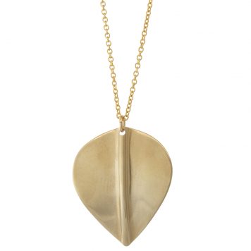 Carolyn Keys: Uma Necklace - Brass w/ gold fill chain