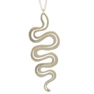 Carolyn Keys: Boa Necklace - Silver