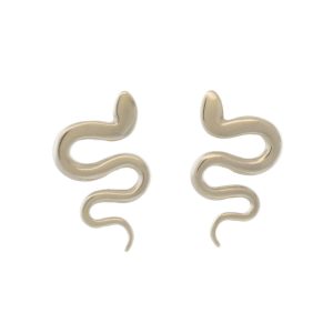 Carolyn Keys: Jasper Stud Earrings - Silver