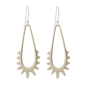 Carolyn Keys: Lucita Earrings - Silver