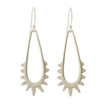 Carolyn Keys: Lucita Earrings - Silver