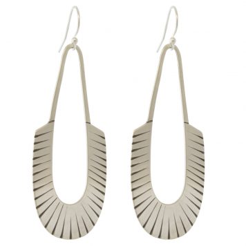Carolyn Keys: Adele Earrings - Silver