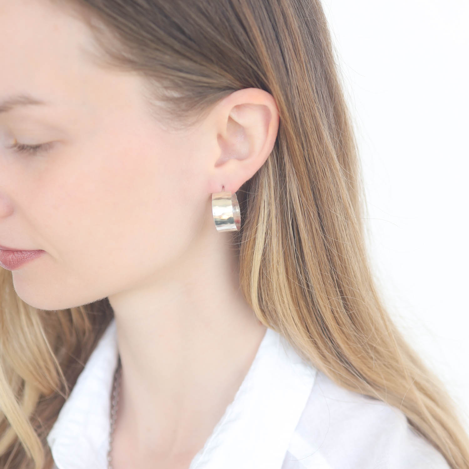 Carolyn Keys: Coco Hoops - Small - Silver