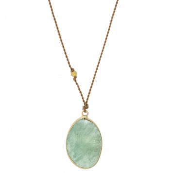 Margaret Solow:EMERALD CABOCHON/14KT