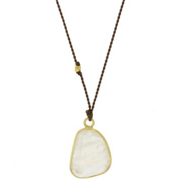 Margaret Solow:RAINBOW MOONSTONE/18KT