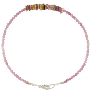 Margaret Solow:TOURMALINE + TOURMALINE BEADED BRACELET
