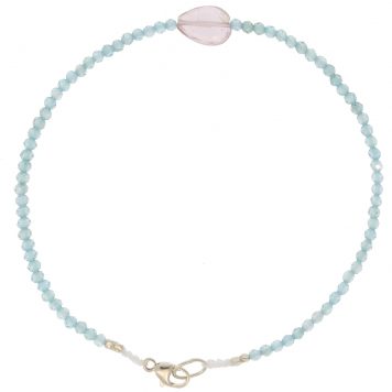 Margaret Solow:APATITE + TOURMALINE BEADED BRACELET