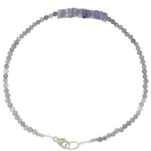 Margaret Solow:IOLITE BEADED BRACELET