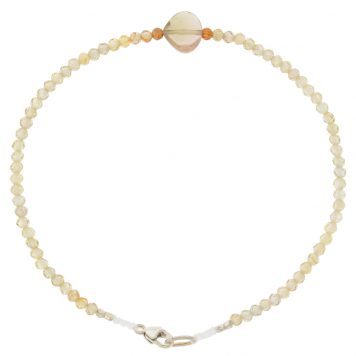 Margaret Solow:ZIRCON + TOURMALINE BEADED BRACELET