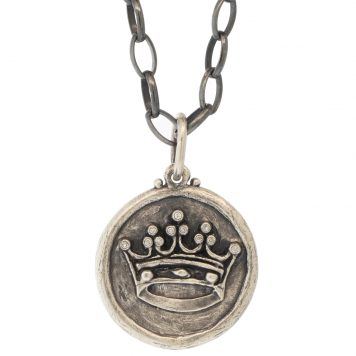 Erica Molinari Trunk show : S/S crown and faired maltese charm with diamond crown tips