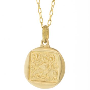 Erica Molinari Trunk Show: 14K Owl and Flower Charm