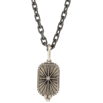 Erica Molinari Trunk Show:ss / DIAsmall north star charm - "to live" - .008cts granules (3) & (1) just star