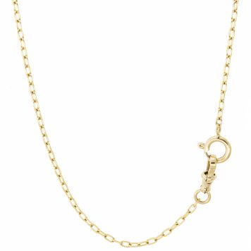 Erica Molinari Trunk Show:14K Medium link chain with small swivel and "O" ring-18"